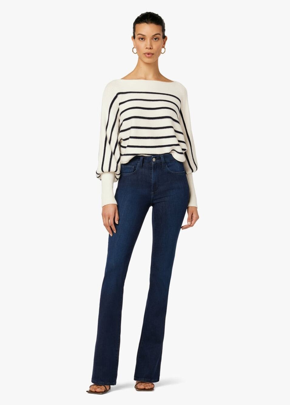 NWT Joe's The Hi Honey High Waist Bootcut Jeans in Sundown Dark Blue Size 24